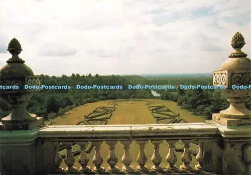 D236243 Cliveden Buckinghamshire The Parterre Larkfield Printing Mrs V Collingwo