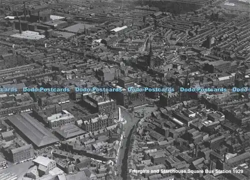 D233992 Friargate and Starhouse Square Bus Station 1929