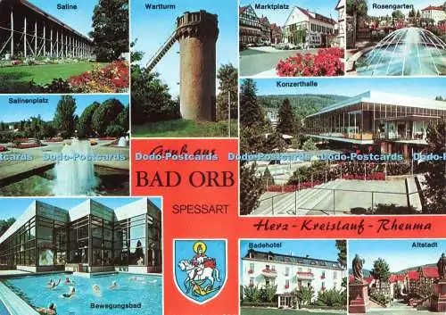 D229357 Gruss aus Bad Orb Spessart Herz Kreislauf Rhenma Michel und Co Krüger Mu