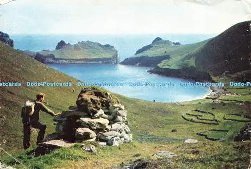D234014 Western Isles St Kilda Village Bay J Arthur Dixon Ltd N Lofthouse