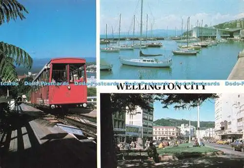 D236276 Wellington City Cable Car A H and A W A New Zealand Kiwi Postcards David