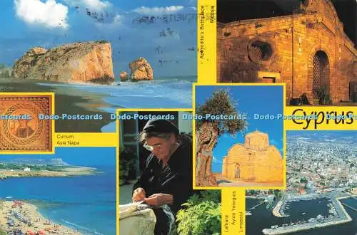 D238592 Zypern Ayia Napa Kyriakou Buchhandlungen Multi View