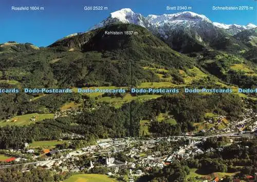 D236282 Blick auf Berchtesgaden Mit Bergpanorama H Ammon