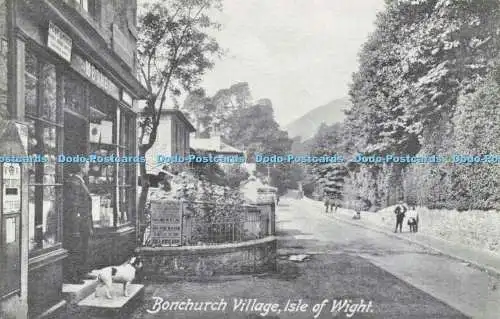 D236311 Isle of Wight Bonchurch Village Der Briefkasten Studiengruppe Postkarte Nr. 1