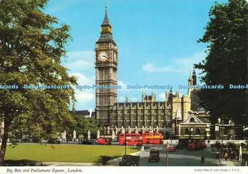 D234053 London Big Ben and Parliament Square John Hinde Ltd Kardorama Ltd