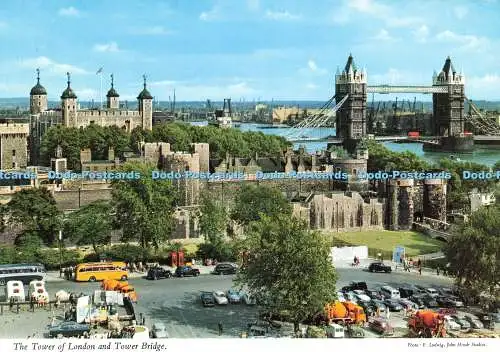 D236317 The Tower Of London and Tower Bridge John Hinde E Ludwig