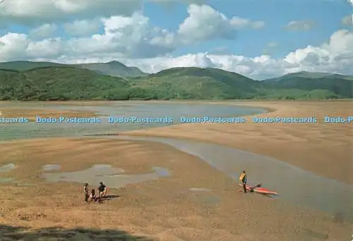 D232739 Gwynedd Arthog The Mawddach Estuary and Diffwys as seen from the Miny D