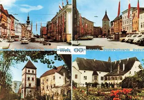 D236335 Wels OO Stadtplatz Mit Rathaus Multi View