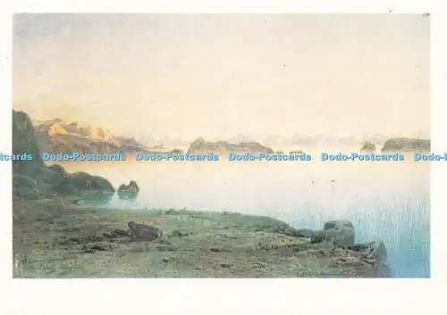 D232765 Leningrad Die Eremitage Eine norwegische Landschaft Aurora Kunstverlag UdSSR