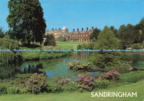 D232770 Sandringham Sandringham House from the Lake J Salmon Ltd Cameracolour