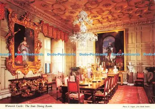 D236364 Warwick Castle The State Dining Room John Hinde E Nagele