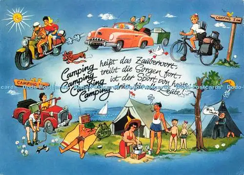 D234107 Camping Heisst das Zauberwort Schoning und Co Gebrüder Schmidt