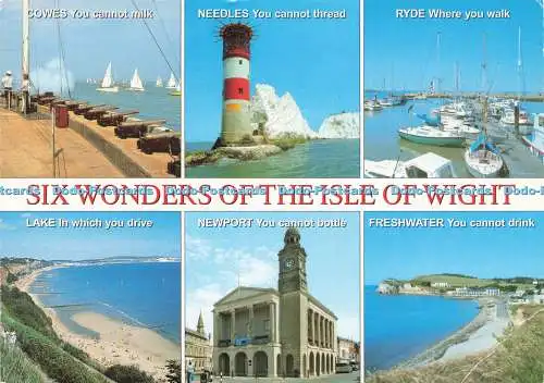 D236380 Six Wonders of the Isle of Wight Cowes J Salmon Multi View