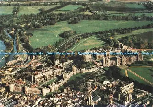 D238685 Windsor Castle Luftaufnahme von South West Topical Press Pitkin Pictoria