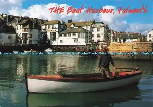 D232795 Falmouth The Boat Harbour John Hinde Ltd Veryan Trewin