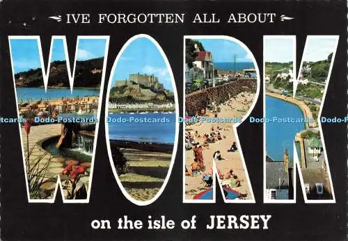D232814 Ich habe alles über York auf der Isle of Jersey Bamforth and Co Ltd vergessen