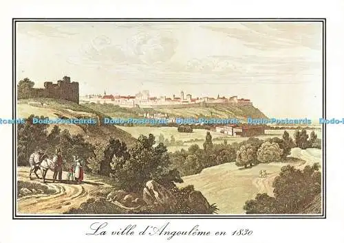 D238704 La Vielle d Angouleme en 1830 L Chatagneau