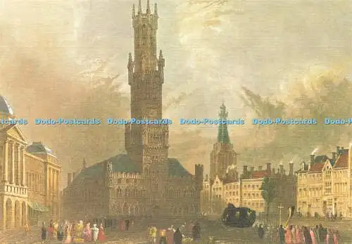 D236398 Brugge Grand Place Ern Nels Thill