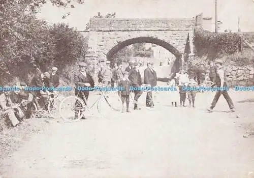 D234135 Tenby und Pembroke Eisenbahnbrücke in Kilgetty um 1900 Michael Brace