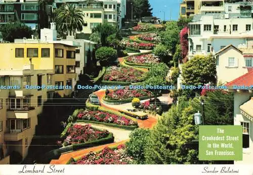 D234139 San Francisco Lombard Street Smith Novelty Co Mirro Krome H S Crocker Sa