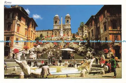 D229498 Roma Piazza di Spagna Souvenir Colosseo