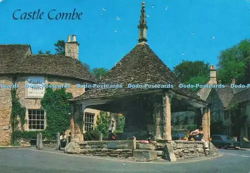D234147 Castle Combe The Cross J Salmon Ltd Cameracolour 1985