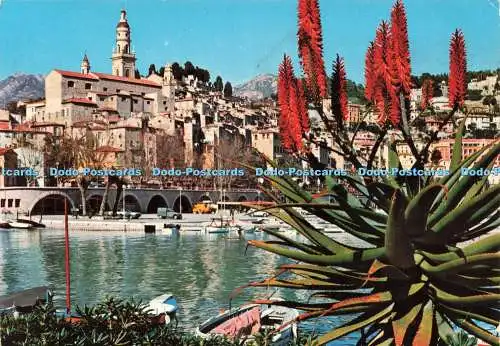 D229503 Menton Le Port et la Vieille Ville S E P T 1972