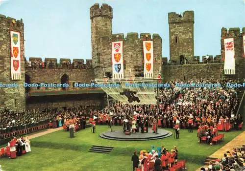 D238724 Caernarvon Castle Investiture Of S R H Prince Charles Prince Of Wales Hi
