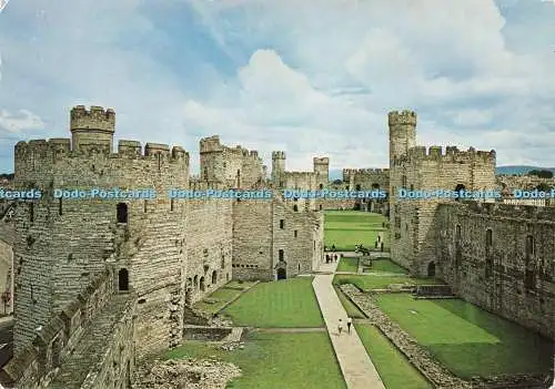 D238725 Caernarvon Castle Interior Looking East W S Cowell Crown