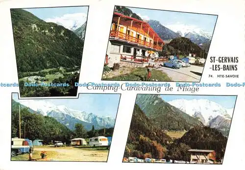D234168 St Gervais les Bains Camping Caravaning de Miage Combier Imprimeur Macon