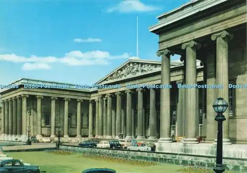 D229526 The South Front of the British Museum Great Russell Street Sculptures ar