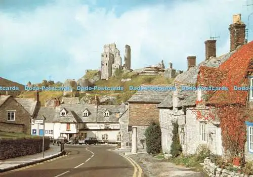 D229527 Blick vom Dorf nach Corfe Castle J Arthur Dixon Ltd 1979