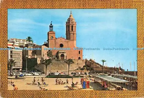 D234171 Sitges The Church J Ubach Puig Graficas Harris