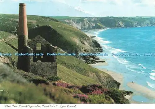 D238749 Cornwall Wheal Coates Zinn- und Kupferminenkapelle Porth St Agnes John Hin