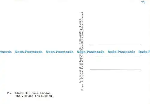 D229539 London Chiswick House The Villa and Link Building Colin Richardson Druck