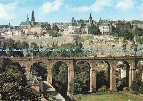 D238756 Luxemburg Die Oberstadt und die Bastion des Bock E A Schaack