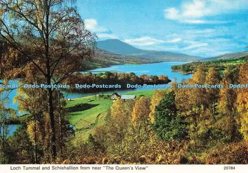 D236450 Loch Tummel and Schiehallion From Near The Queen View Whiteholme A Hail