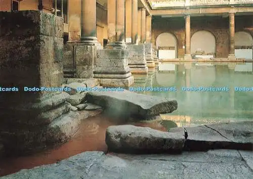 D229546 Bath England The Great Roman Bath and Diving Stone First Century A D Uni