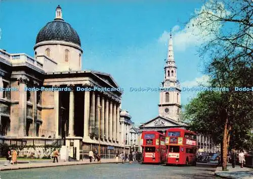 D238776 London St Martin in the Fields and National Gallery E T W Dennis