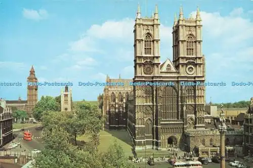 D238779 London Westminster Abbey and Big Ben The Photographic Greeting Card Natu