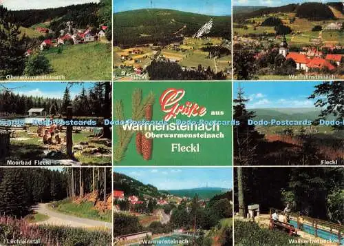 D234207 Grusse aus Warmensteinach Oberwarmensteinach Fleckl Motiv Nr 70 Rothel M