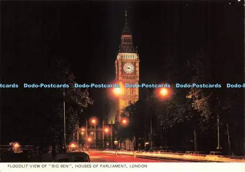 D232899 London Houses of Parliament Flutlicht Blick auf Big Ben Foto Precision Lim