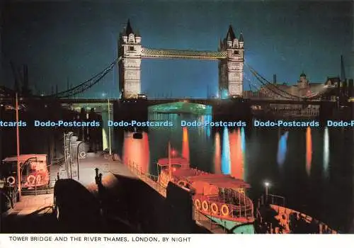 D232900 London bei Night Tower Bridge und Themse Photo Precision Limite