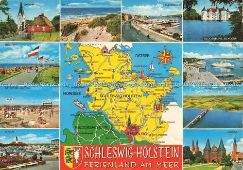 D238792 Schleswig Holstein Ferienland am Meer Busum J P Jantzen Multi View