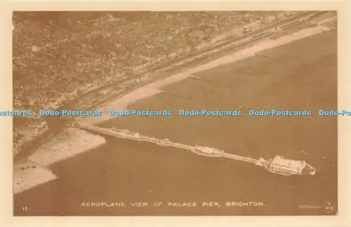 D232935 Brighton Flugzeug Blick auf Palace Pier A W W Sussex Fine Arts