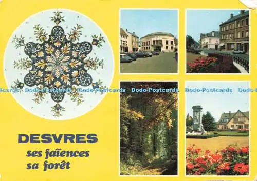 D238826 Desvres Ses Faiences Sa Foret La Cigogne Hachette 1982 Multi View