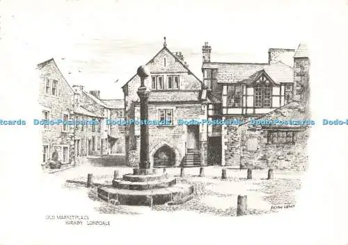 D236530 Kirkby Lonsdale Old Marketplace Gatehouse Prints Iona Brian Lewis 1985