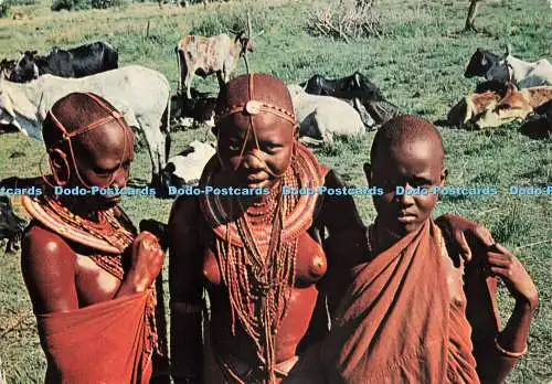 D232957 Masai Girls and Woman Edition East Africa Frank Ltd RP