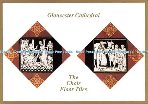 D229635 Gloucester Cathedral The Choir Bodenfliesen Isaac Blessing Jacob R J L Sm