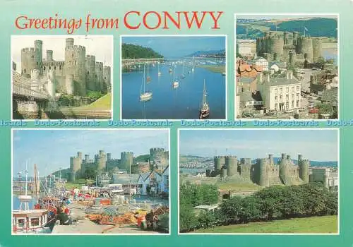 D229637 Grüße von Conwy J Salmon Ltd Cameracolour Multi View